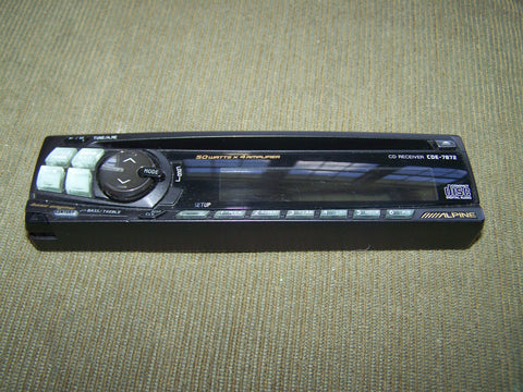Alpine Stereo Face Plate Replacement Model CDE-7872 faceplate CDE 7872 CDE7872