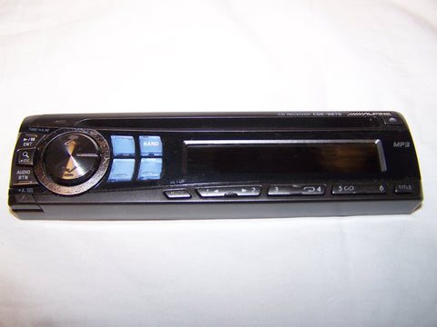 Alpine Stereo Face Plate Replacement Model CDE-9870 faceplate CDE 9870 CDE9870