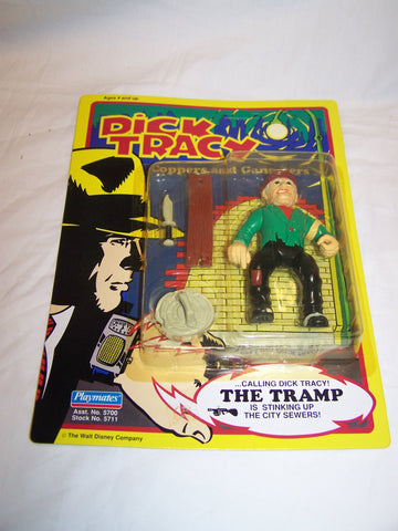 Vintage Playmates 1990 Dick Tracy Action figure MOC " The Tramp "