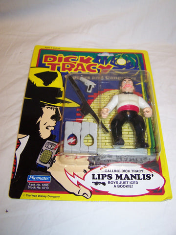 Vintage Playmates 1990 Dick Tracy Action figure MOC " Lips Manlis "