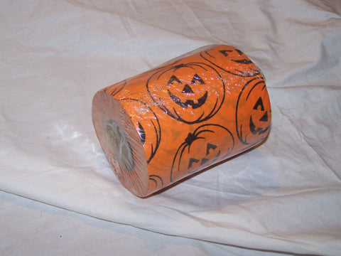 Never seen before Halloween Toilet Tissue roll Pumpkin jack o lanter faces