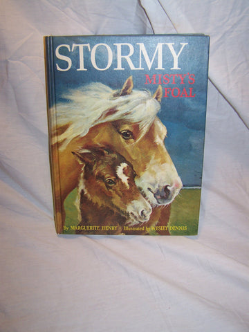 Beautiful  Vintage Copy 1963 Story Misty's Foal children's book GREAT shape  by Marguerite Henry