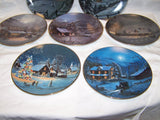Beautiful Vintage Jesse Barnes Ceramic Art plate lot 1993 Bradford exchange