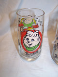 Vintage 1985 The Chipmunks & The Chipettes Bagdasarian Production Glass cup lot