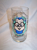 Vintage 1985 The Chipmunks & The Chipettes Bagdasarian Production Glass cup lot