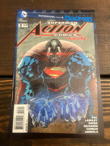 DC Comics Superman Action Comics Annual 3 Sept 2014 Comic Book