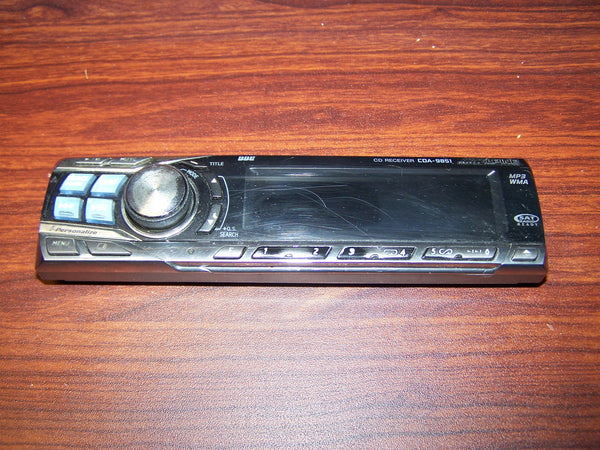 Alpine Stereo Face Plate Replacement Model CDA-9851 faceplate CDA 9851