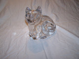 Cute Glass Cat Piggy Bank