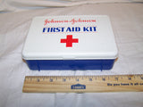 Vintage Plastic Johnson & Johnson First Aid Kit