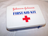 Vintage Plastic Johnson & Johnson First Aid Kit