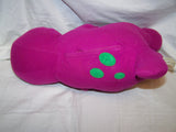 Vintage Playskool Talking barney plush 17"