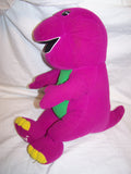 Vintage Playskool Talking barney plush 17"