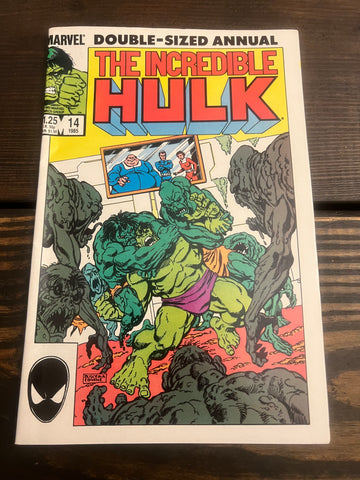 Marvel Comics The Incredible Hulk 1985 14 Double Size Annual Comic Book