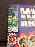 Marvel Comics The Incredible Hulk 1984 13 Annual Comic Book