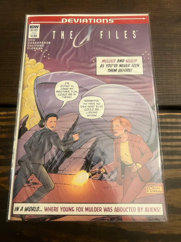 IDW Comics The X Files One Shot Sub Cover Deviations Comic Book