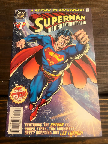 DC Comics Superman The Man Of Tomorrow # 1 Comic Book