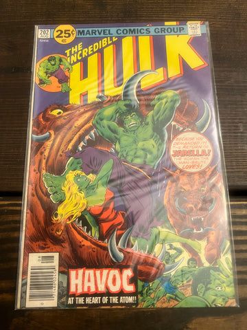 Marvel Comics The Incredible Hulk Aug 202 25 Cent Comic Book