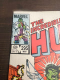 Marvel Comics The Incredible Hulk May 295 Comic Book