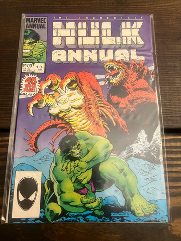 Marvel Comics The Incredible Hulk 1984 13 Annual Comic Book